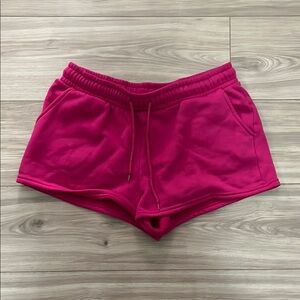 Pink Cotton Shorts